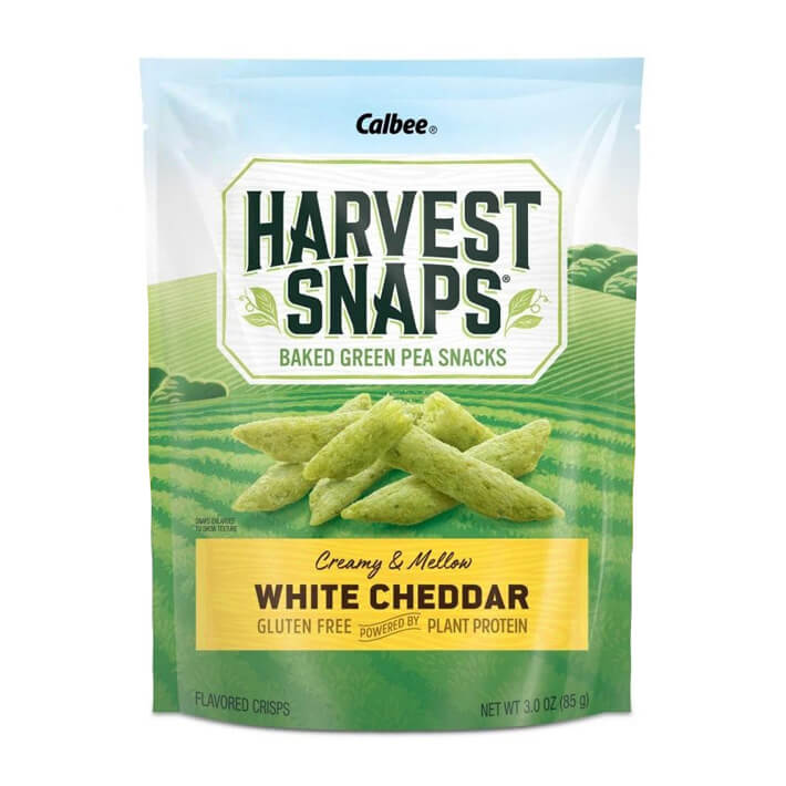Harvest Snaps Snack Crisps White Cheddar 3.0 oz. Bag