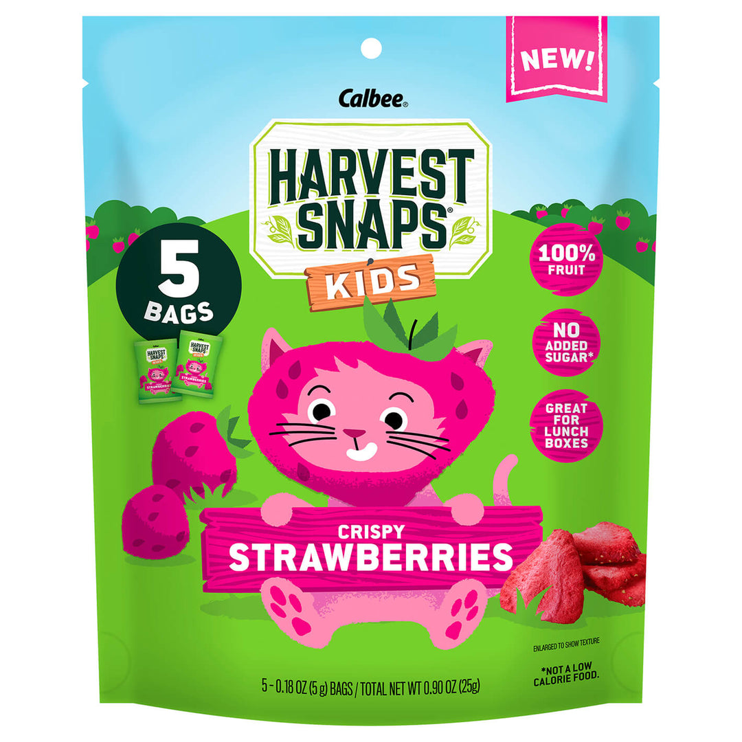 Harvest Snaps Kids Crispy Strawberries 0.90 oz. Bag