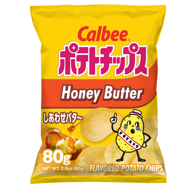Calbee Potato Chips (Honey Butter) 2.8 oz. bag (SAMPLE)