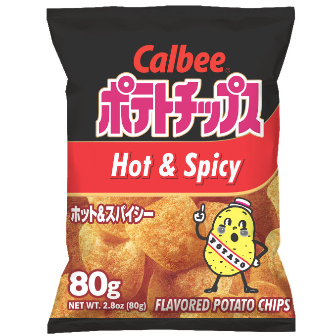 Calbee Potato Chips (Hot & Spicy) 2.8 oz. bag (SAMPLE)
