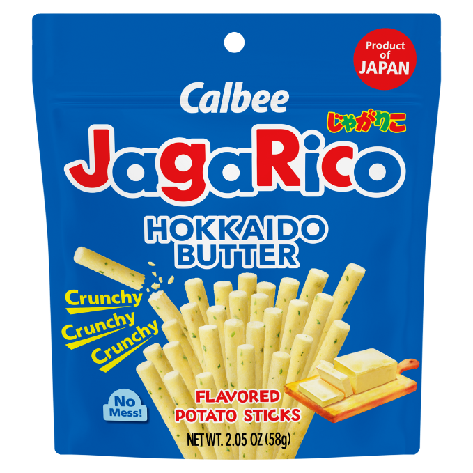Calbee JagaRico Potato Sticks (Hokkaido Butter) 2.05 oz. bag (SAMPLE)