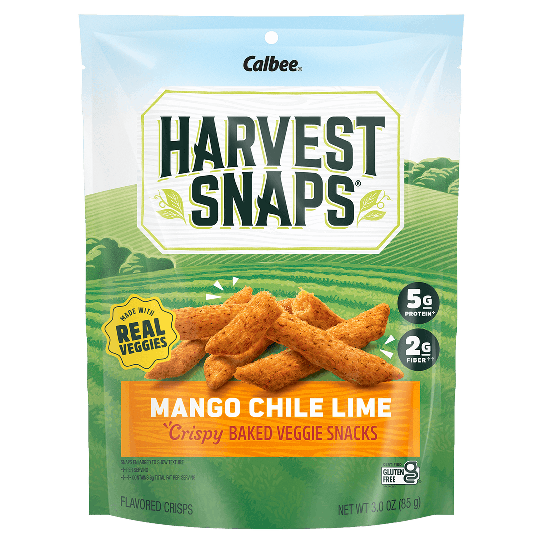 Harvest Snaps Mango Chile Lime (Red Lentil) 3 oz. bag