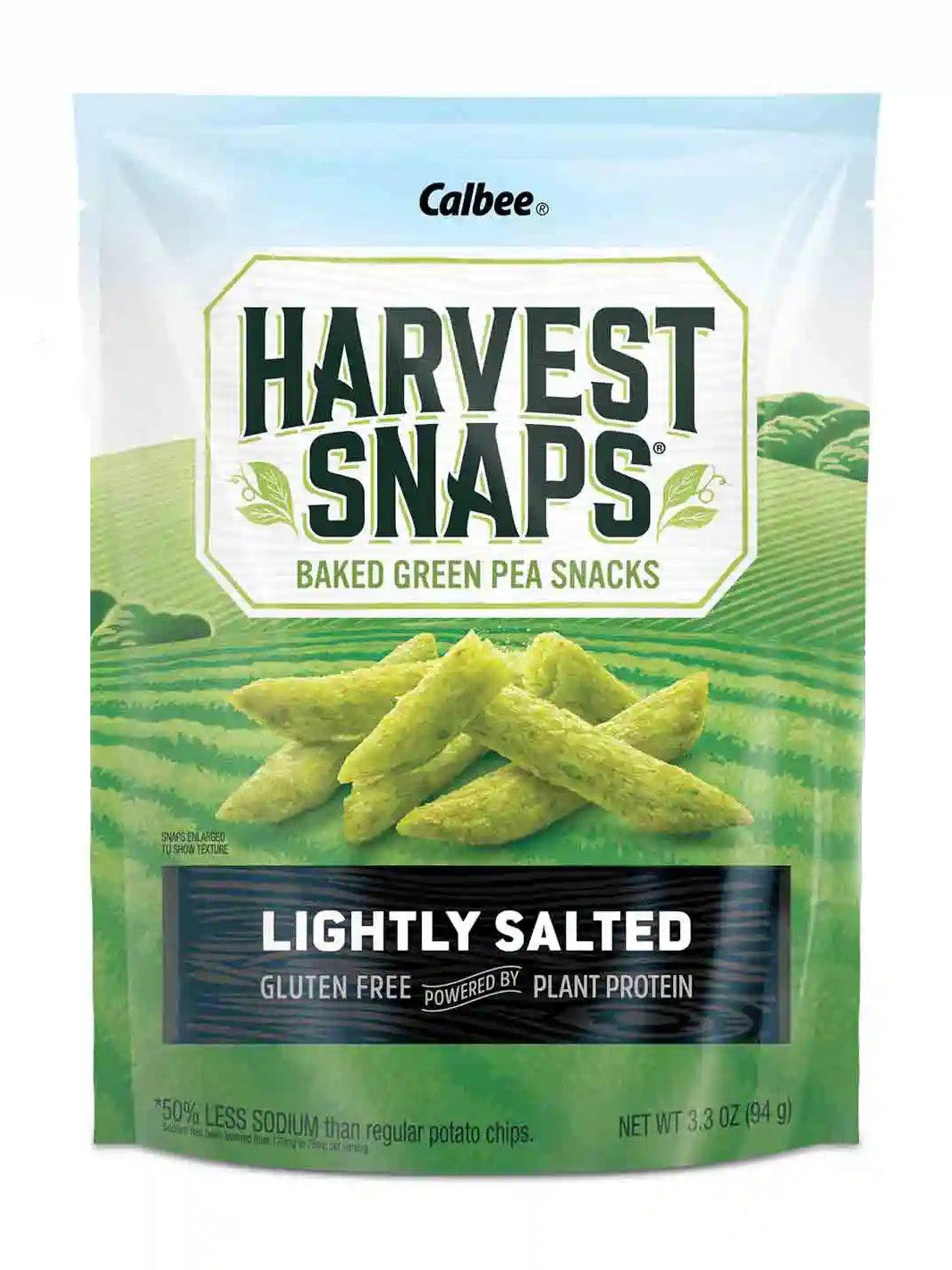 Harvest Snaps Snack Crisps Lightly Salted 3.3 oz. Bag