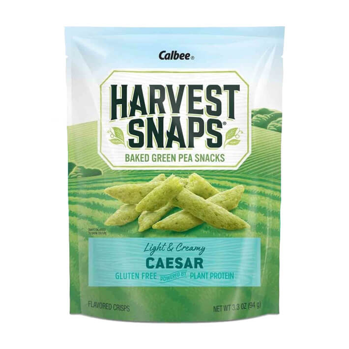 Harvest Snaps Snack Crisps Caesar 3.3 oz. Bag