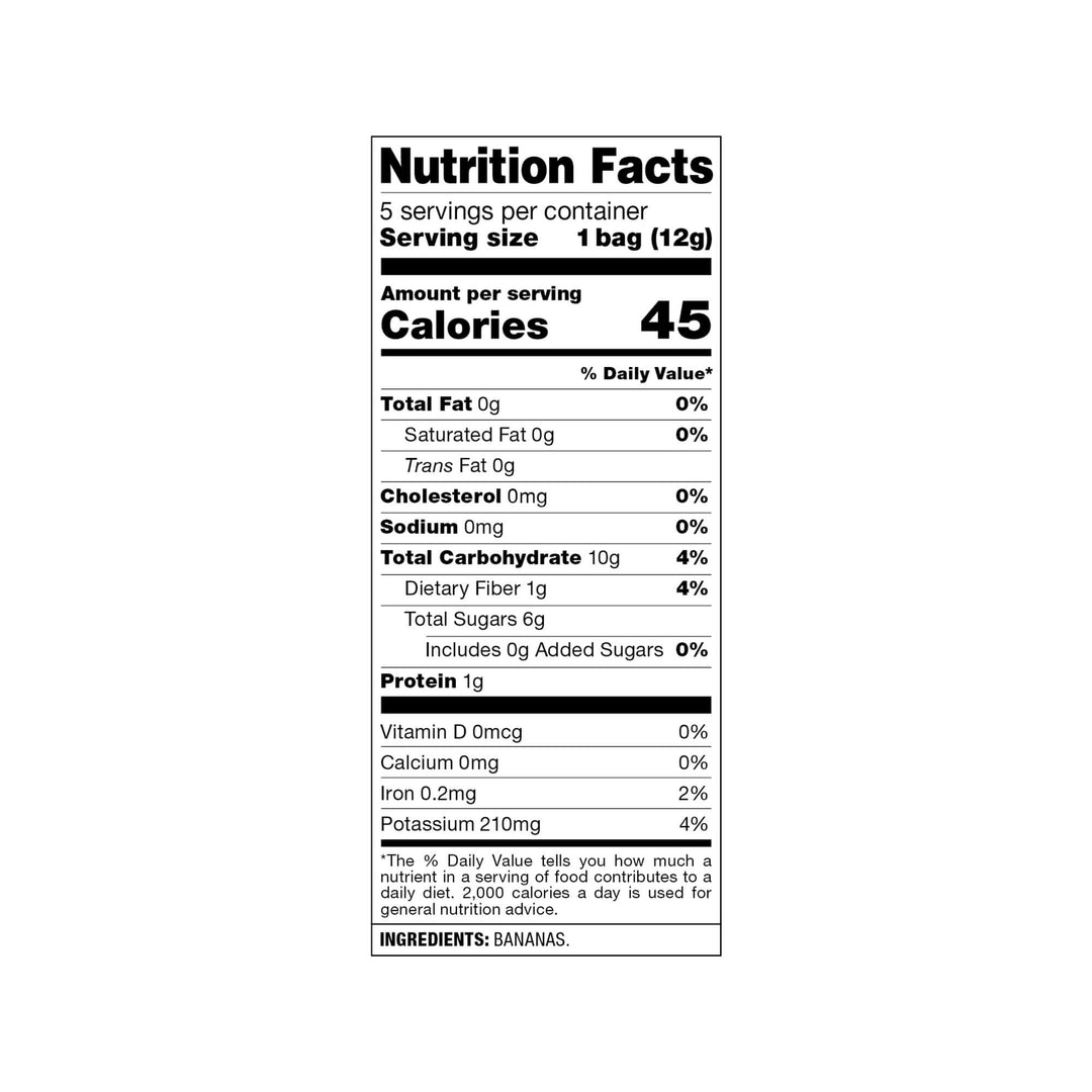 Harvest Snaps Kids Crispy Bananas 2.10 oz. (5ct.) Bag  (SAMPLE)