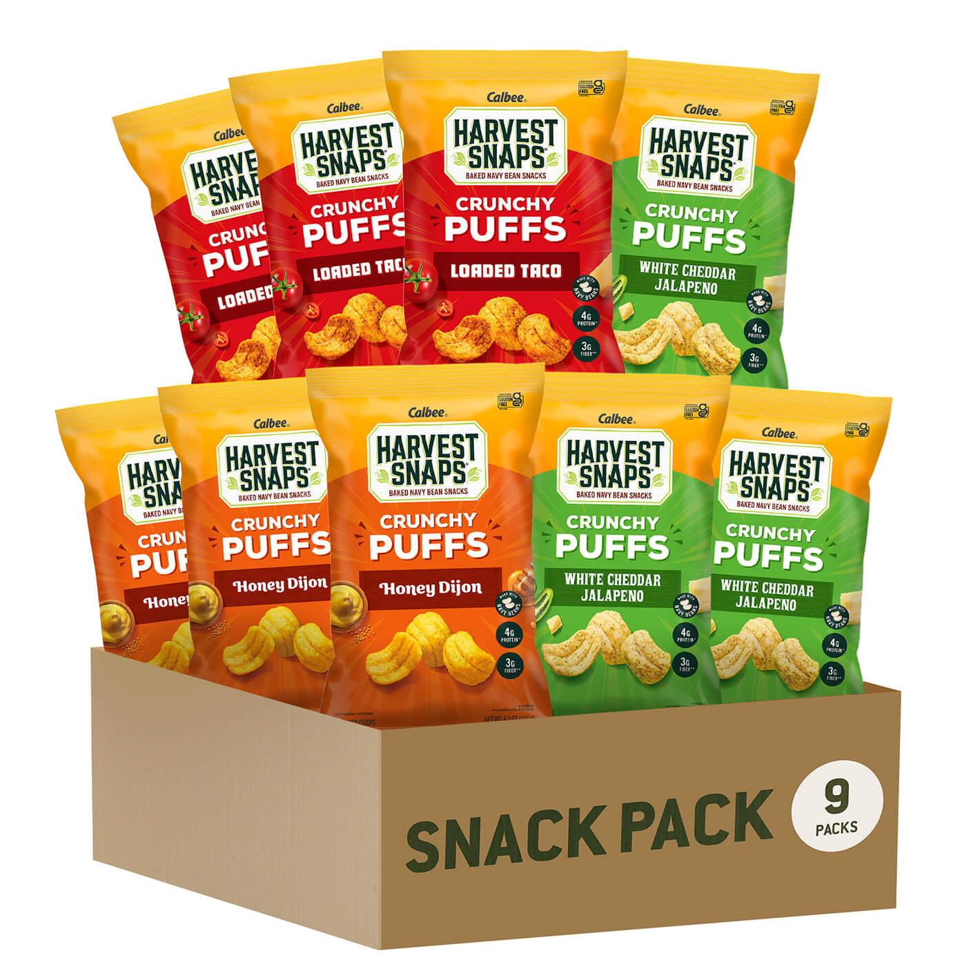 Crunchy Puff Variety Snack Pack – Harvest Snaps